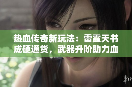 热血传奇新玩法：雷霆天书成硬通货，武器升阶助力血量超越2000！