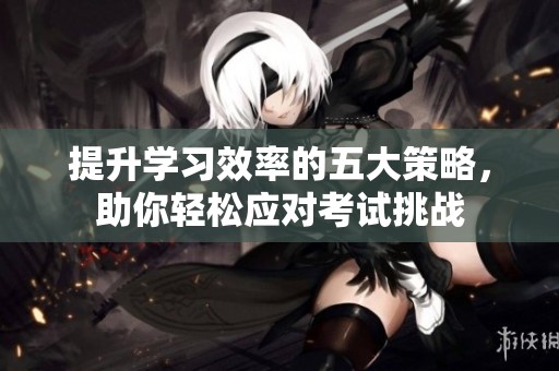 提升学习效率的五大策略，助你轻松应对考试挑战