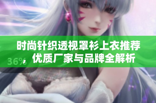 时尚针织透视罩衫上衣推荐，优质厂家与品牌全解析