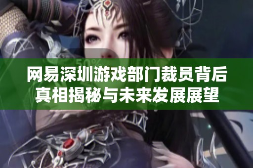 网易深圳游戏部门裁员背后真相揭秘与未来发展展望