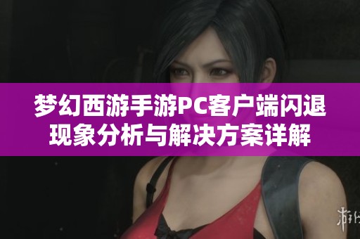 梦幻西游手游PC客户端闪退现象分析与解决方案详解