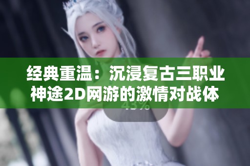 经典重温：沉浸复古三职业神途2D网游的激情对战体验