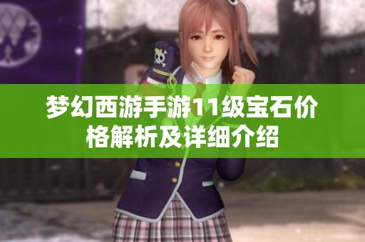 梦幻西游手游11级宝石价格解析及详细介绍