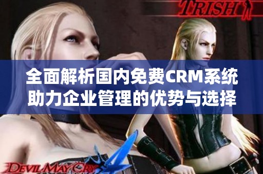 全面解析国内免费CRM系统助力企业管理的优势与选择