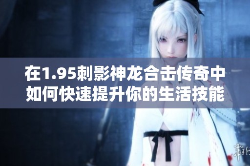 在1.95刺影神龙合击传奇中如何快速提升你的生活技能技巧
