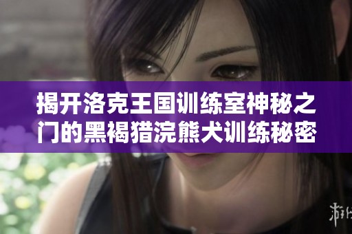 揭开洛克王国训练室神秘之门的黑褐猎浣熊犬训练秘密