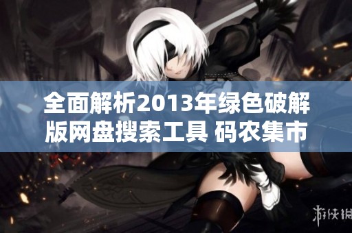 全面解析2013年绿色破解版网盘搜索工具 码农集市助力IT编程学习分享