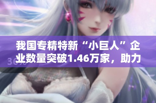 我国专精特新“小巨人”企业数量突破1.46万家，助力人工智能等未来产业发展