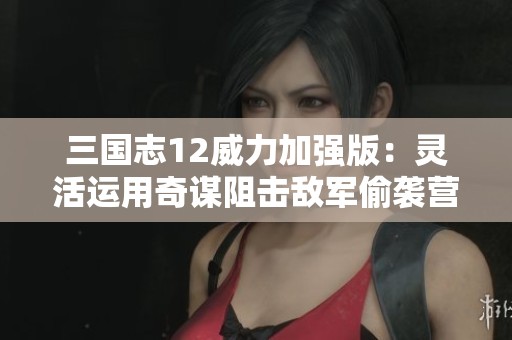 三国志12威力加强版：灵活运用奇谋阻击敌军偷袭营地