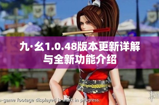 九·幺1.0.48版本更新详解与全新功能介绍