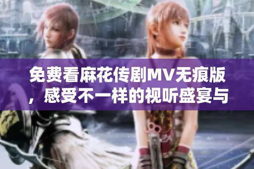 免费看麻花传剧MV无痕版，感受不一样的视听盛宴与精彩剧情