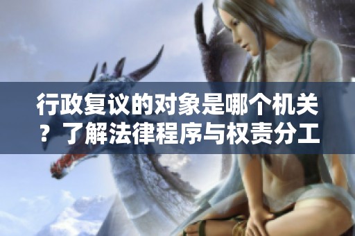 行政复议的对象是哪个机关？了解法律程序与权责分工