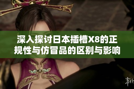 深入探讨日本插槽X8的正规性与仿冒品的区别与影响