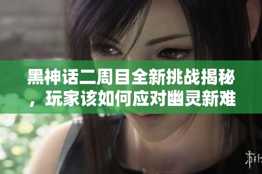 黑神话二周目全新挑战揭秘，玩家该如何应对幽灵新难关？
