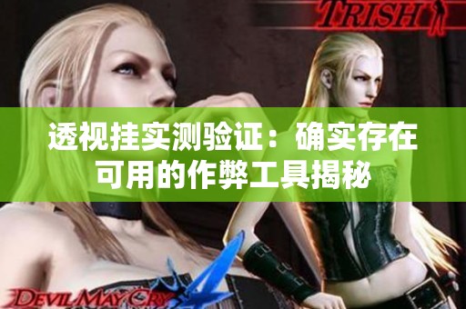透视挂实测验证：确实存在可用的作弊工具揭秘