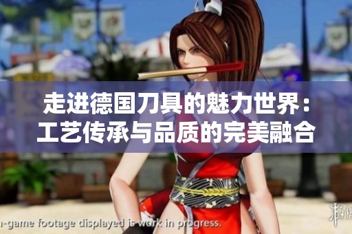 走进德国刀具的魅力世界：工艺传承与品质的完美融合