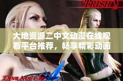 大地资源二中文动漫在线观看平台推荐，畅享精彩动画新体验