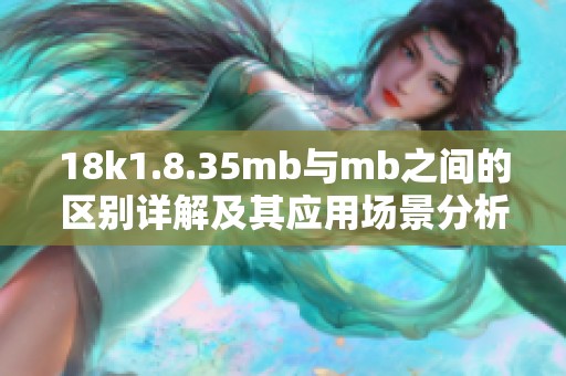 18k1.8.35mb与mb之间的区别详解及其应用场景分析