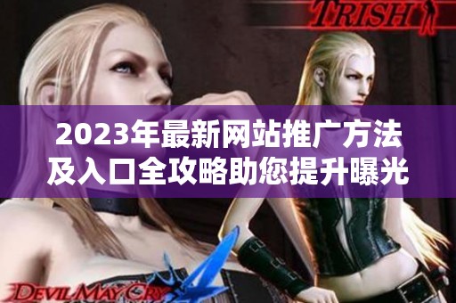 2023年最新网站推广方法及入口全攻略助您提升曝光率