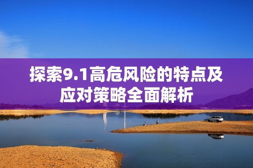 探索9.1高危风险的特点及应对策略全面解析