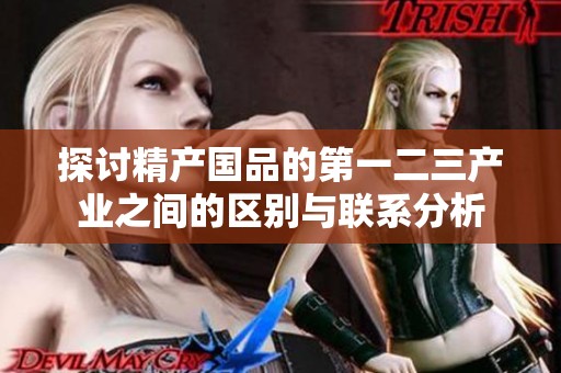 探讨精产国品的第一二三产业之间的区别与联系分析