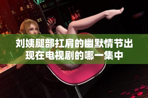 刘姨腿部扛肩的幽默情节出现在电视剧的哪一集中