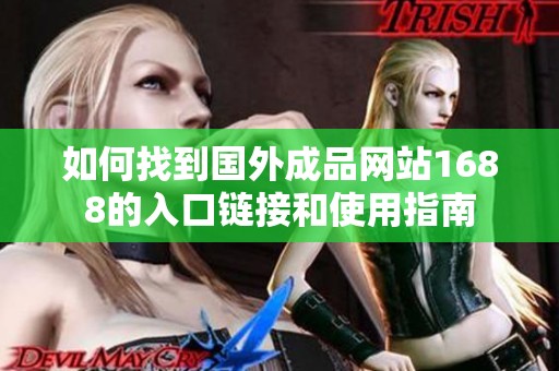 如何找到国外成品网站1688的入口链接和使用指南