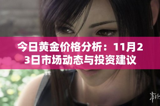 今日黄金价格分析：11月23日市场动态与投资建议