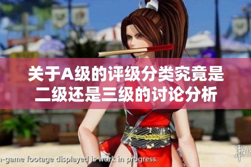关于A级的评级分类究竟是二级还是三级的讨论分析