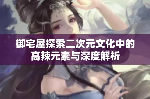 御宅屋探索二次元文化中的高辣元素与深度解析