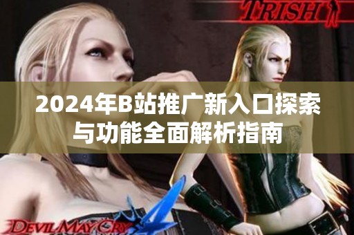 2024年B站推广新入口探索与功能全面解析指南